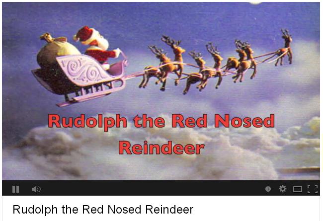12. Rudolph the red nosed reindeer